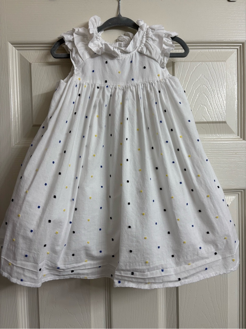 Janie and Jack White Polka Dot Dress